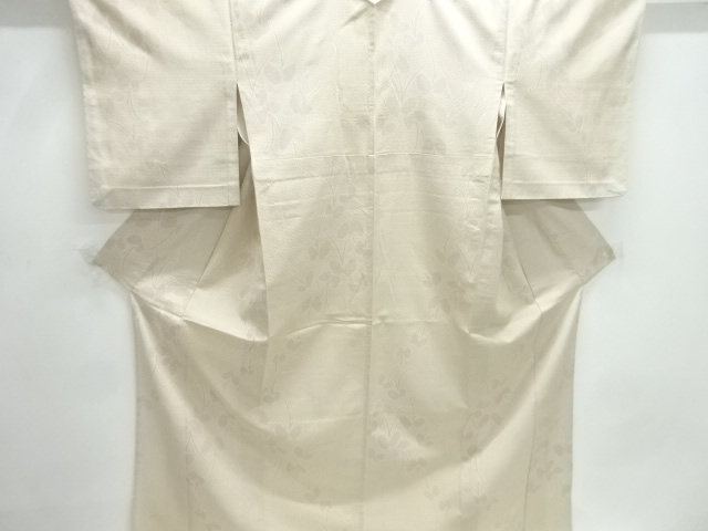 JAPANESE KIMONO / ANTIQUE HITOE KIMONO / SILK / SHIOZAWA / WOVEN BUTTERFLY